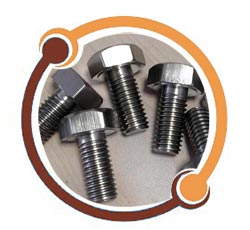 Hastelloy Outer Hexagon Bolt with Zinc Finish Plain